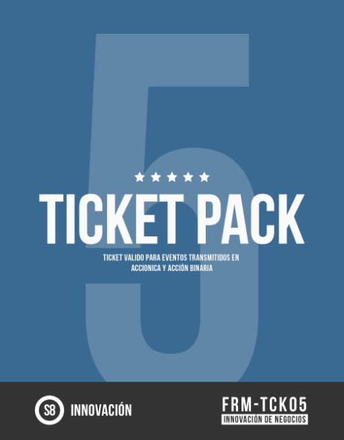 ticket pack 5 eventos
