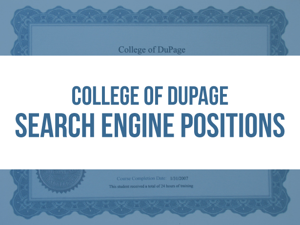 search engine position