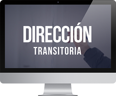 dirección transitoria