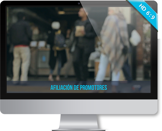 afiliación de promotores