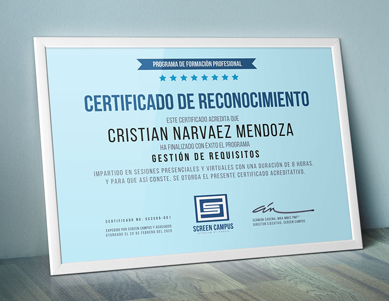 gestión de requisitos