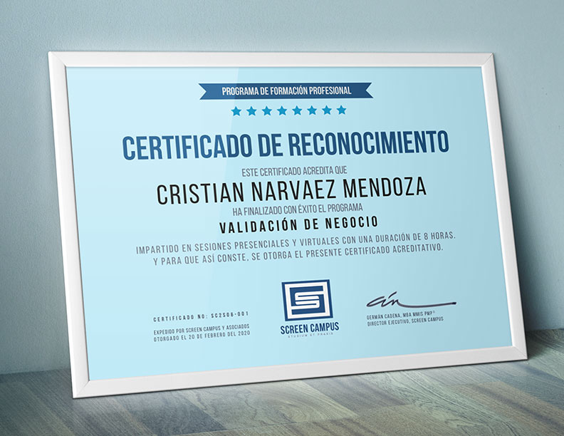 validación de negocio