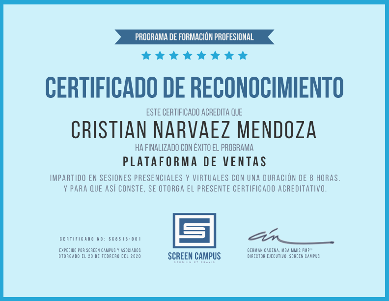 plataforma de ventas